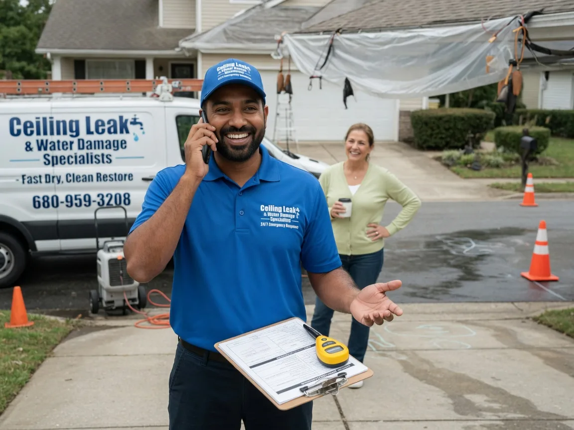 Ceiling Leak Cleanup Mount Ulla, NC FAQs